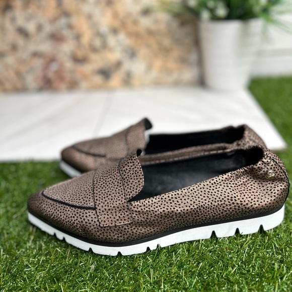 AGL Brown Loafers with White Sole - Picture 10 of 11